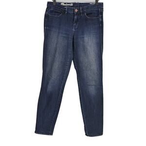 Madewell Skinny Skinny Jeans, Dark Wash, Size 27